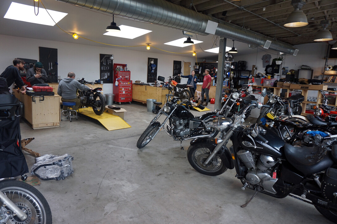 Moto Revere DIY Motorcycle Garage in Toronto | Northern Ontario Travel